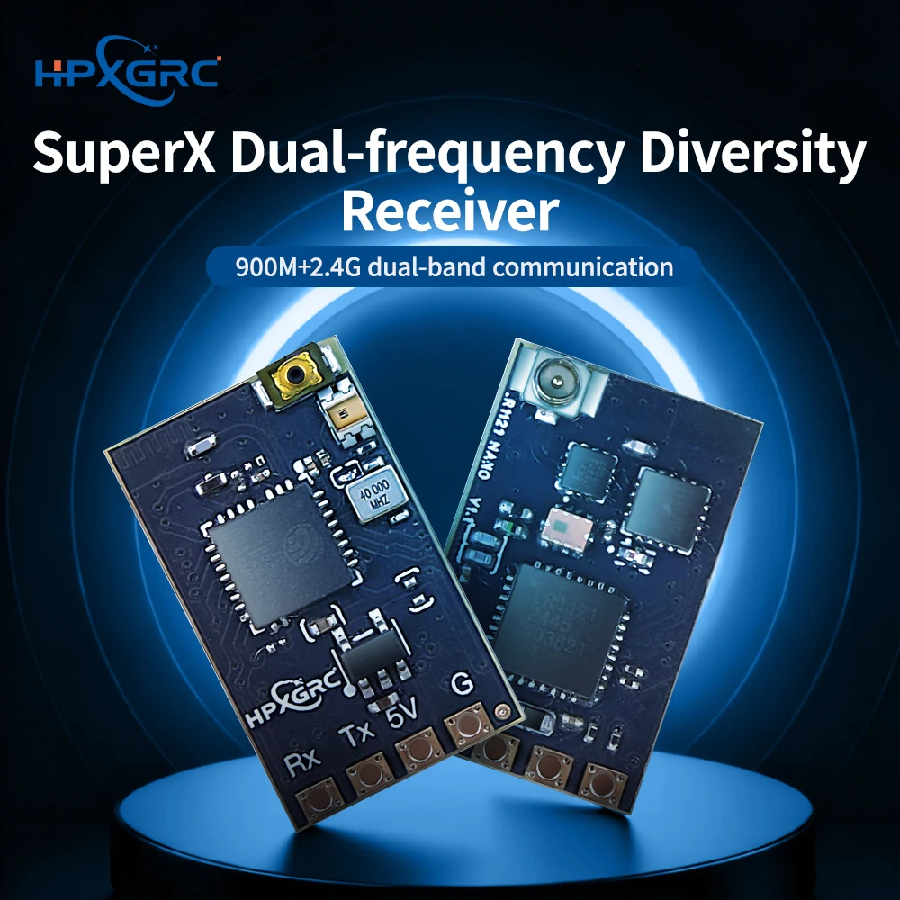 HPXGRC SuperX ELRS 2.4G/915Mhz Receiver