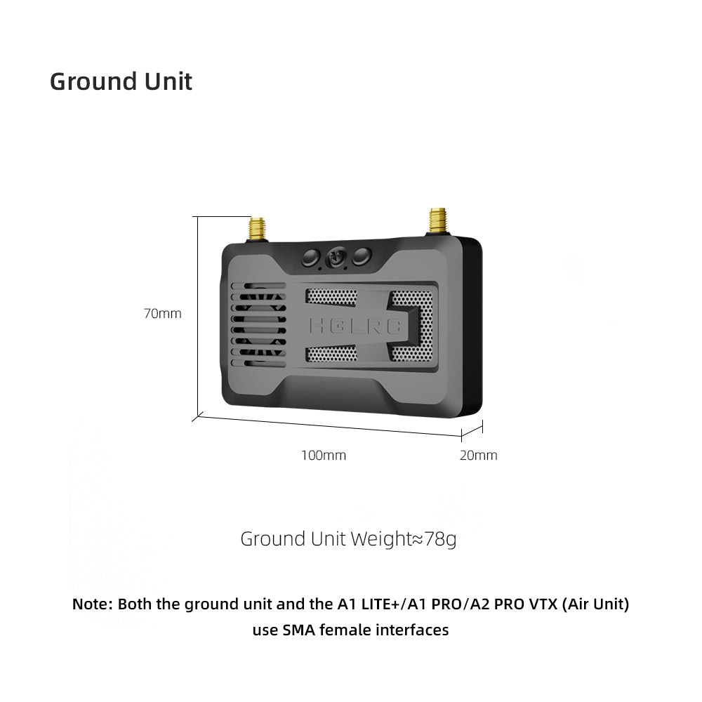 HGLRC Draco 5.8Ghz HD VTX Dual 1W FPV Air Unit
