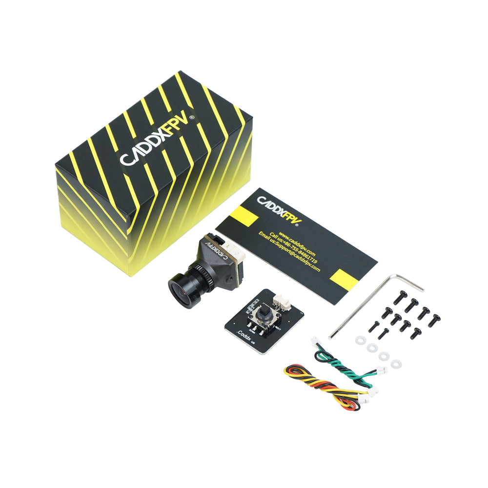 Caddx Ratel PRO FPV Camera 1500TVL 16:9/4:3 NTSC/PAL FOV125° Blacklight Night Camera