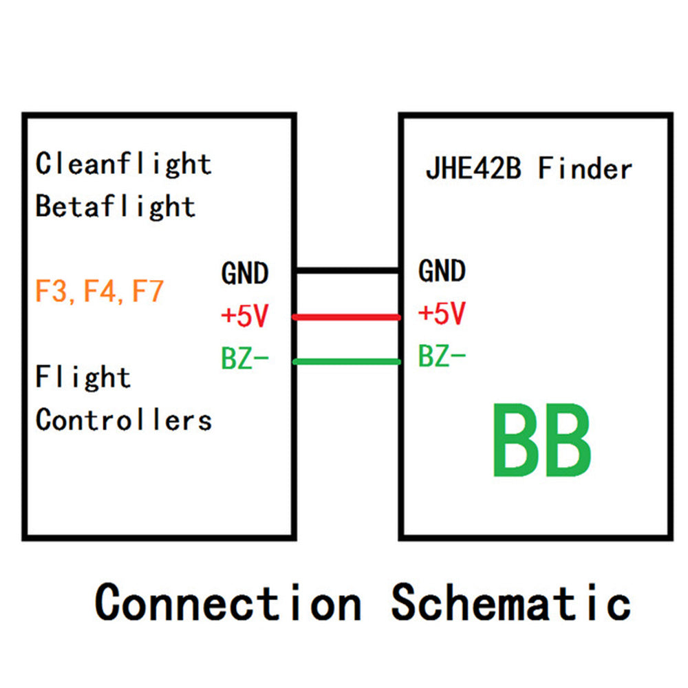 JHEMCU JHE42B/ 42B_S/ 20B LED Buzzer