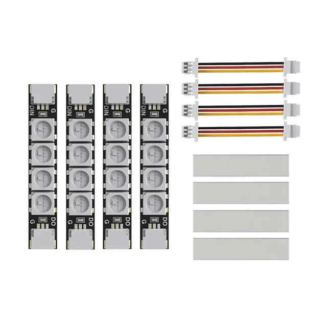 1Set /4pcs SpeedyBee Programmable 2812 RGB Arm Light Strips Armlight 5V LED Board for RC Freestyle Whoop Quadcopter Drones Fr