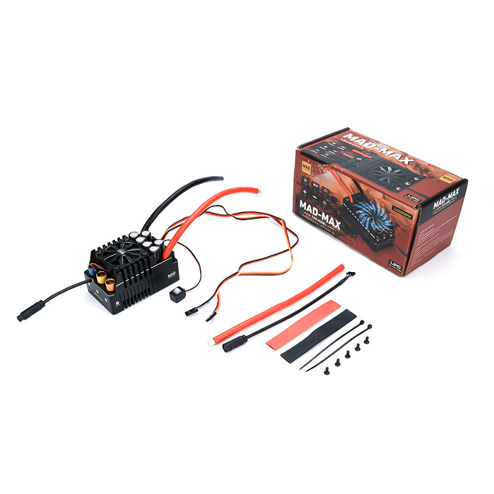 MAX8 HV (550A)3~8S V2 Brushless Sensored ESC For 1/6, 1/7 Rc Model Cars