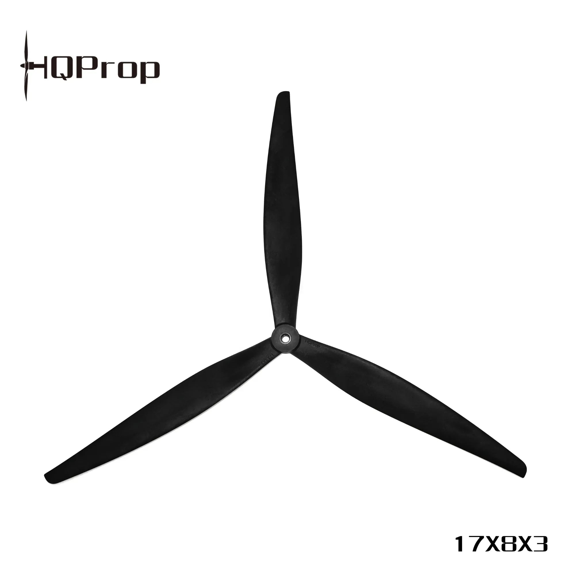 HQProp 17X8X3 (1CW+1CCW) Black-Glass Fiber Reinforced Nylon