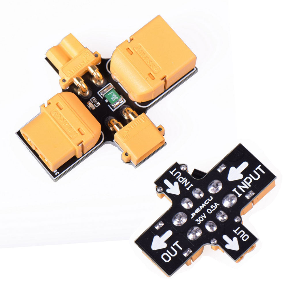 JHEMCU Smoke Stopper XT30 XT60 Male Female 1-6S Self-healing Resettable Fuse Smoke Test Tool for RC Model FPV Drone Boat Pasrt-HPXGRC
