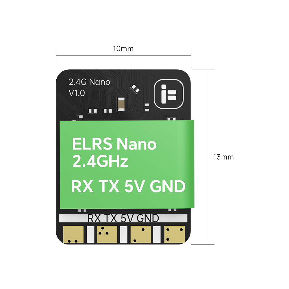 iFlight ExpressLRS ELRS Nano 915MHz /ELRS 2.4G Receiver 70mm/40mm Antenna Dual-Band Antenna Stick for RC FPV Racing Drone-HPXGRC