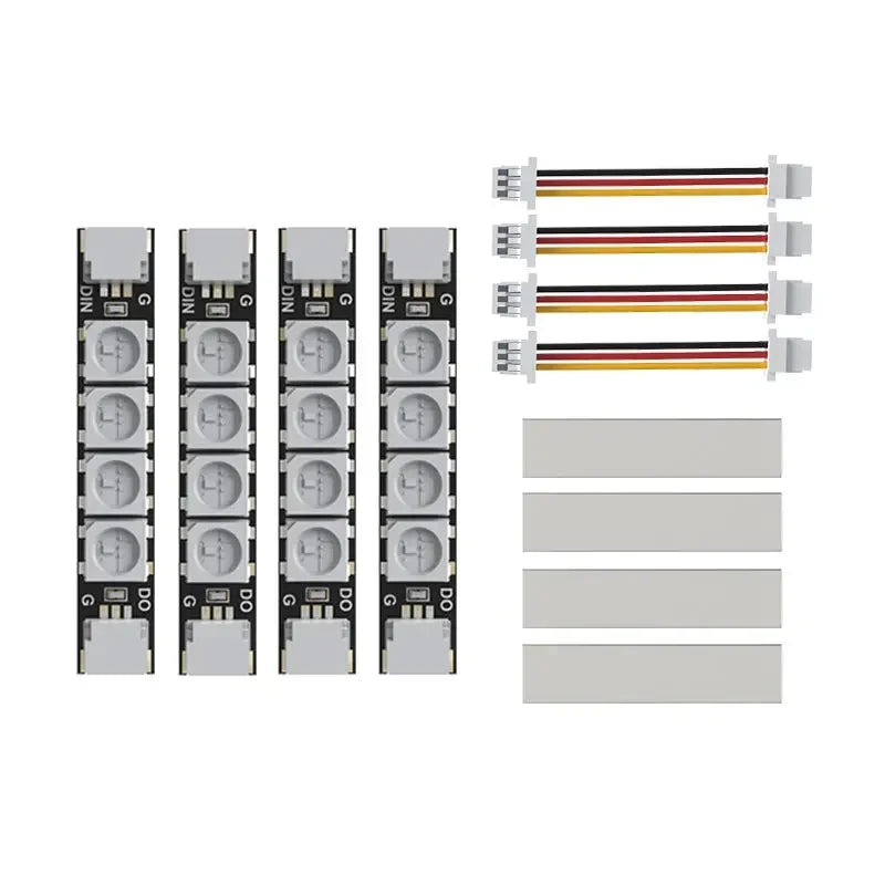 1Set /4pcs SpeedyBee Programmable 2812 RGB Arm Light Strips Armlight 5V LED Board for RC Freestyle Whoop Quadcopter Drones Fr