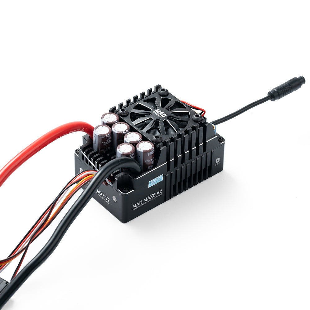 MAX8 HV (550A)3~8S V2 Brushless Sensored ESC For 1/6, 1/7 Rc Model Cars
