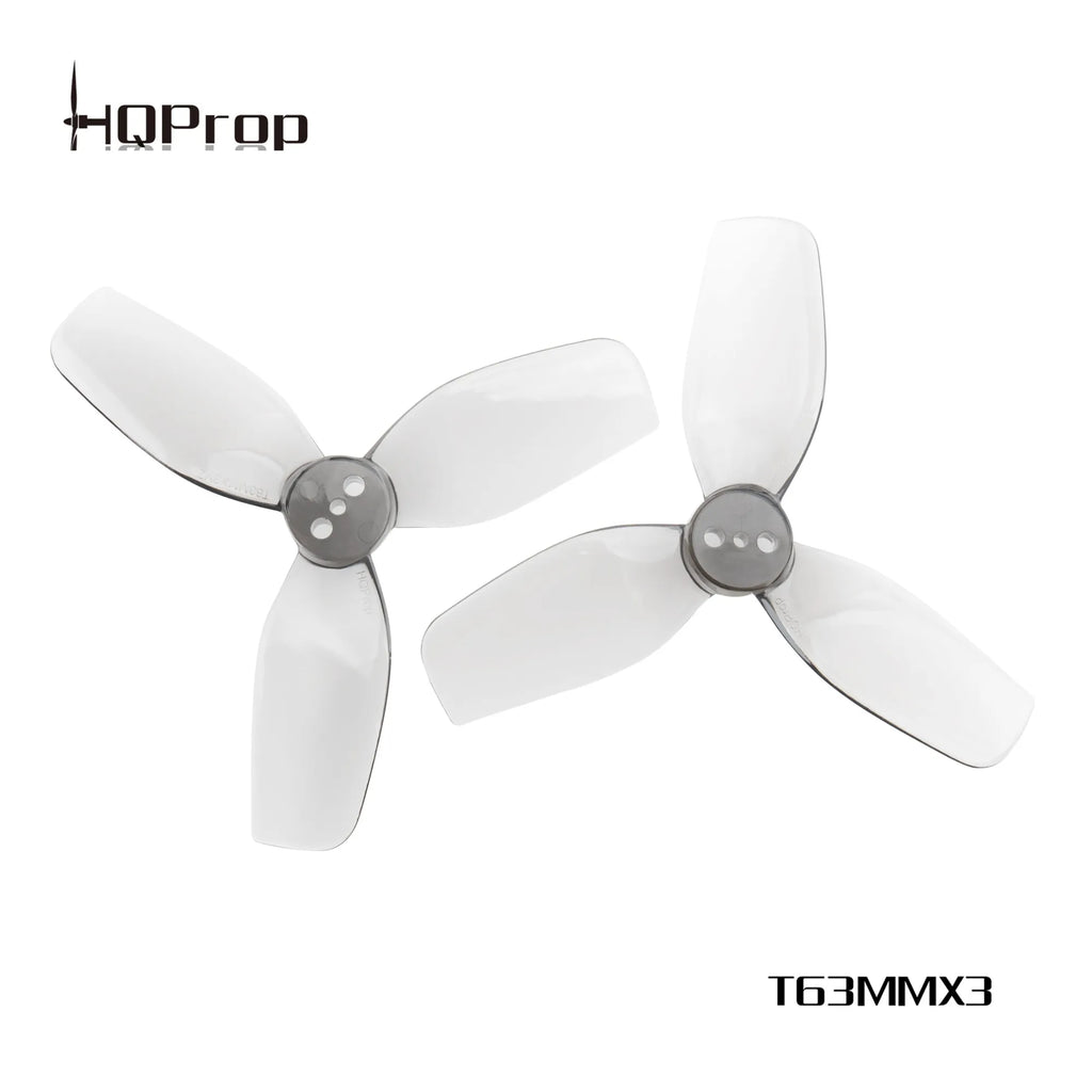 HQProp DT63MMX3 V2 Grey (2CW+2CCW)-Poly Carbonate