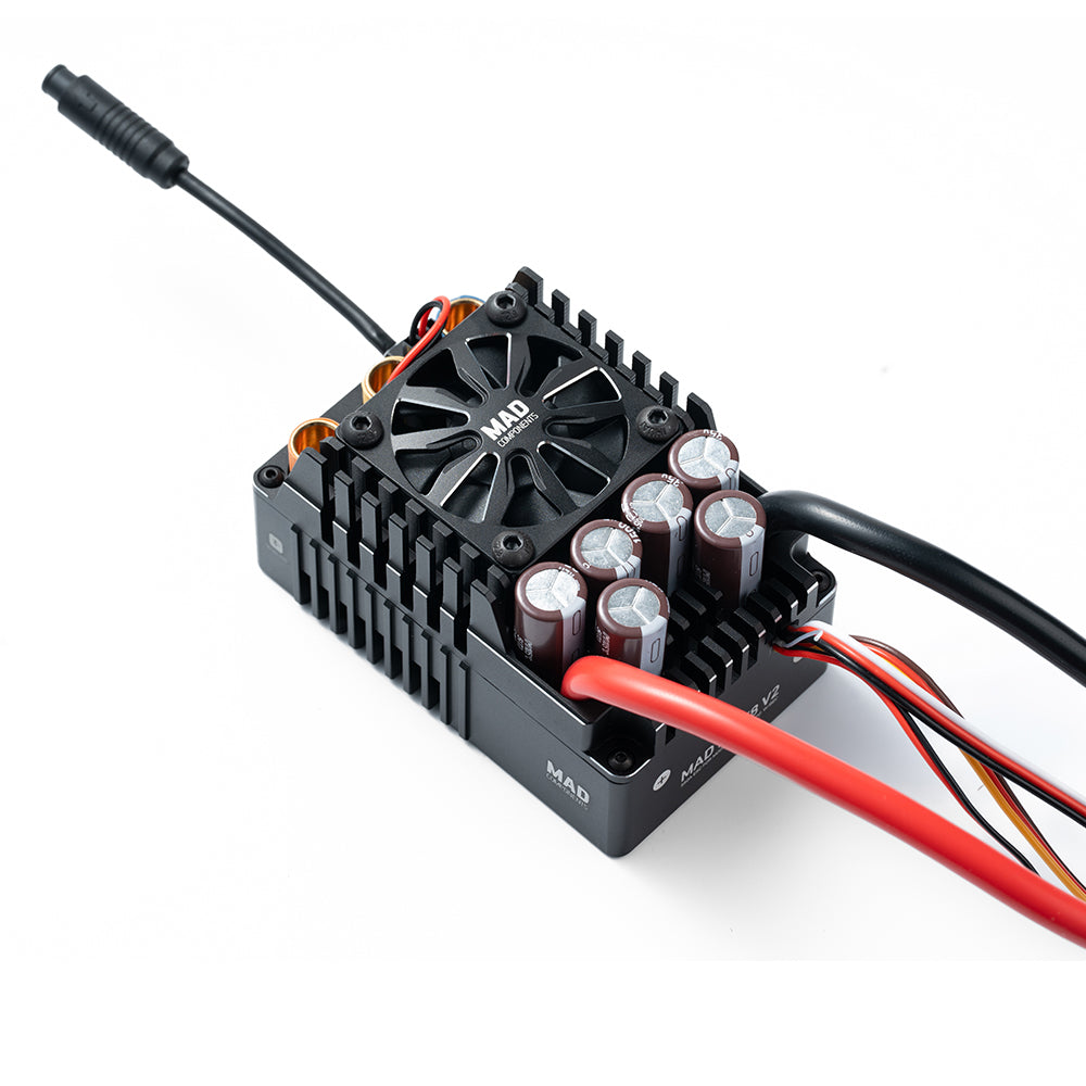 MAX8 HV (550A)3~8S V2 Brushless Sensored ESC For 1/6, 1/7 Rc Model Cars
