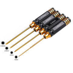 RC Tools Hexagonal Screwdriver Set 1.5 2.0 2.5 3.0mm Screwdriver