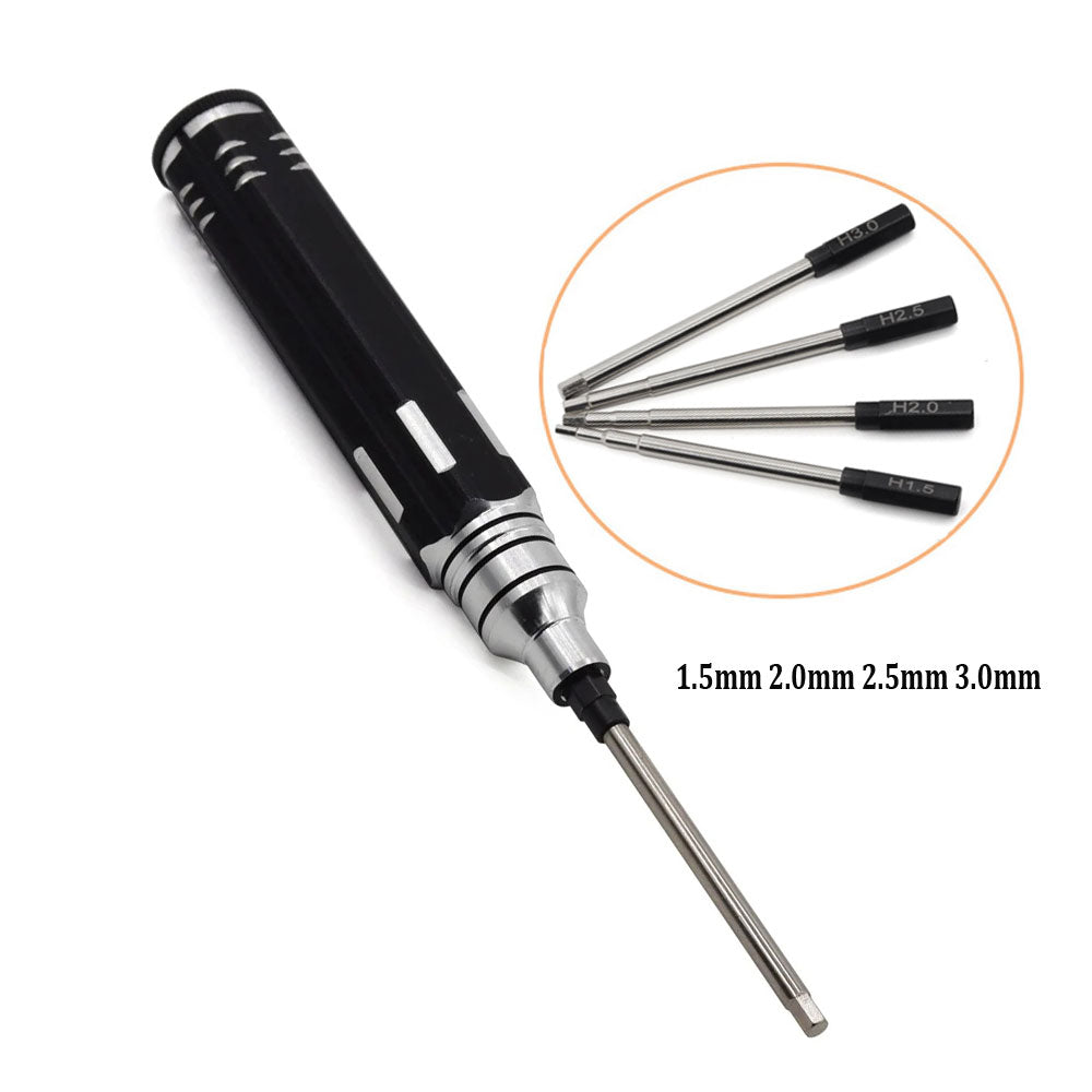 4in1 Hex Driver Screw Hexagon Head Screw Tool Set for RC Helicopter Car Tool