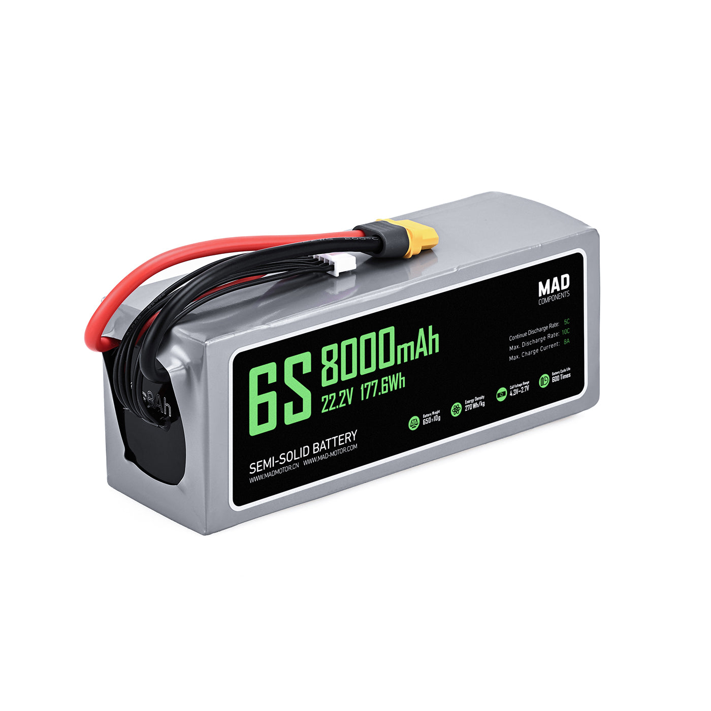 6S 8Ah Drone Battery