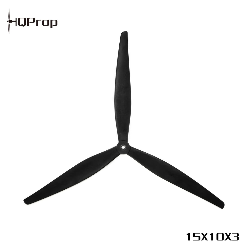 HQProp 15X10X3 (1CW+1CCW) Black-Glass Fiber Reinforced Nylon