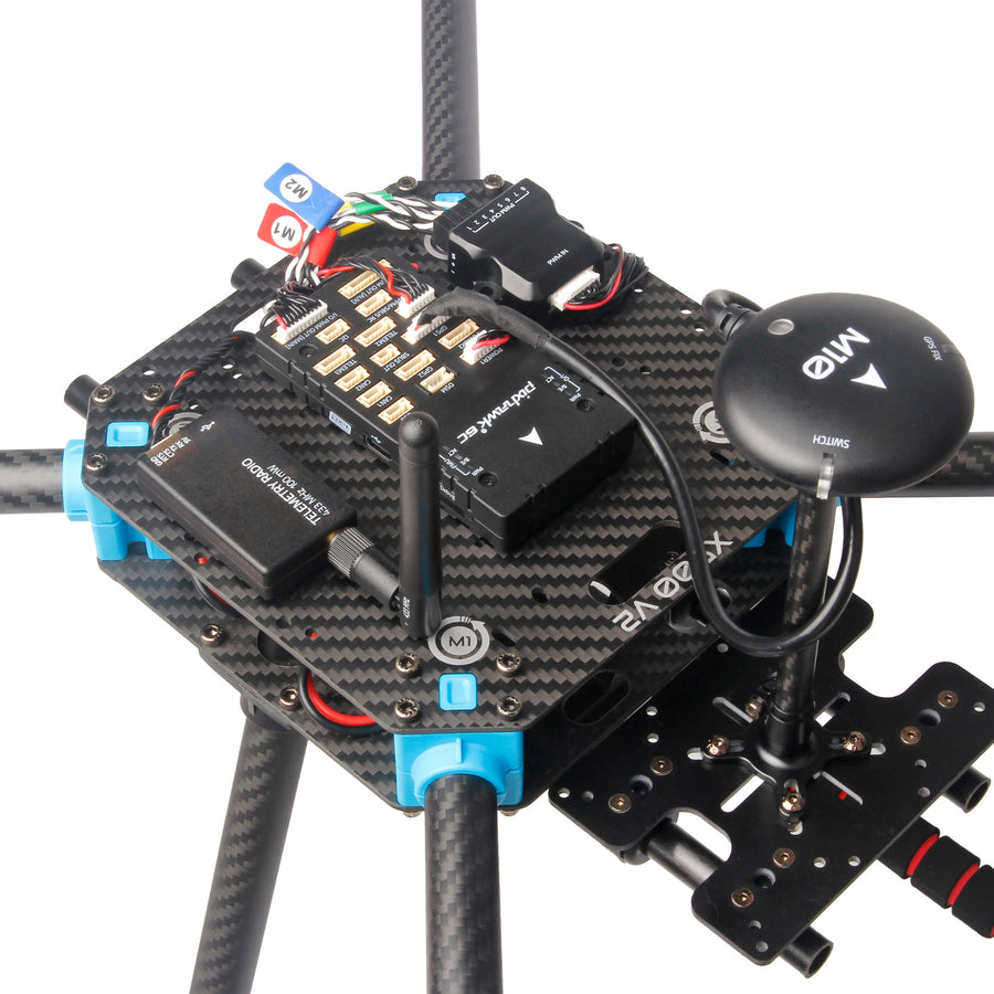Holybro PX4 Development Kit X500 V2 ARF with Pixhawk 6C / Pixhawk 6X Flight Controller M10 GPS Telemetry Radio 433MHZ / 915MHZ-HPXGRC