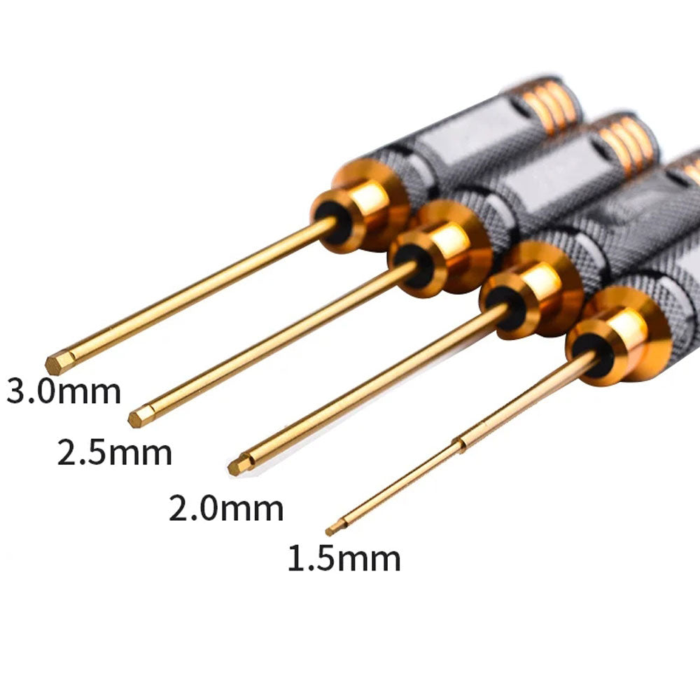 RC Tools Hexagonal Screwdriver Set 1.5 2.0 2.5 3.0mm Screwdriver