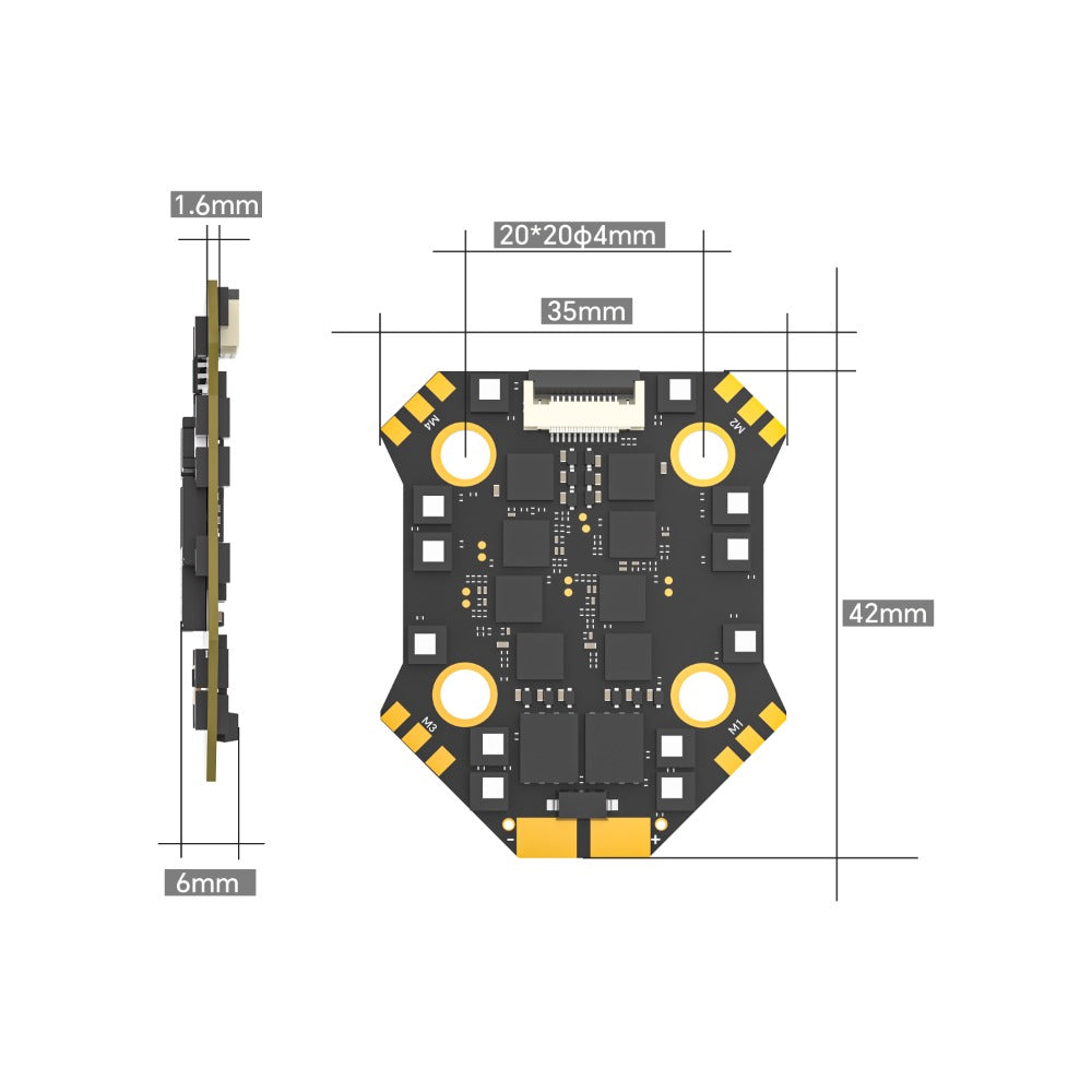 iFlight Borg F7 Mini Stack with Borg F7 Mini FC Flight Controller / Borg Mini 60 ESC