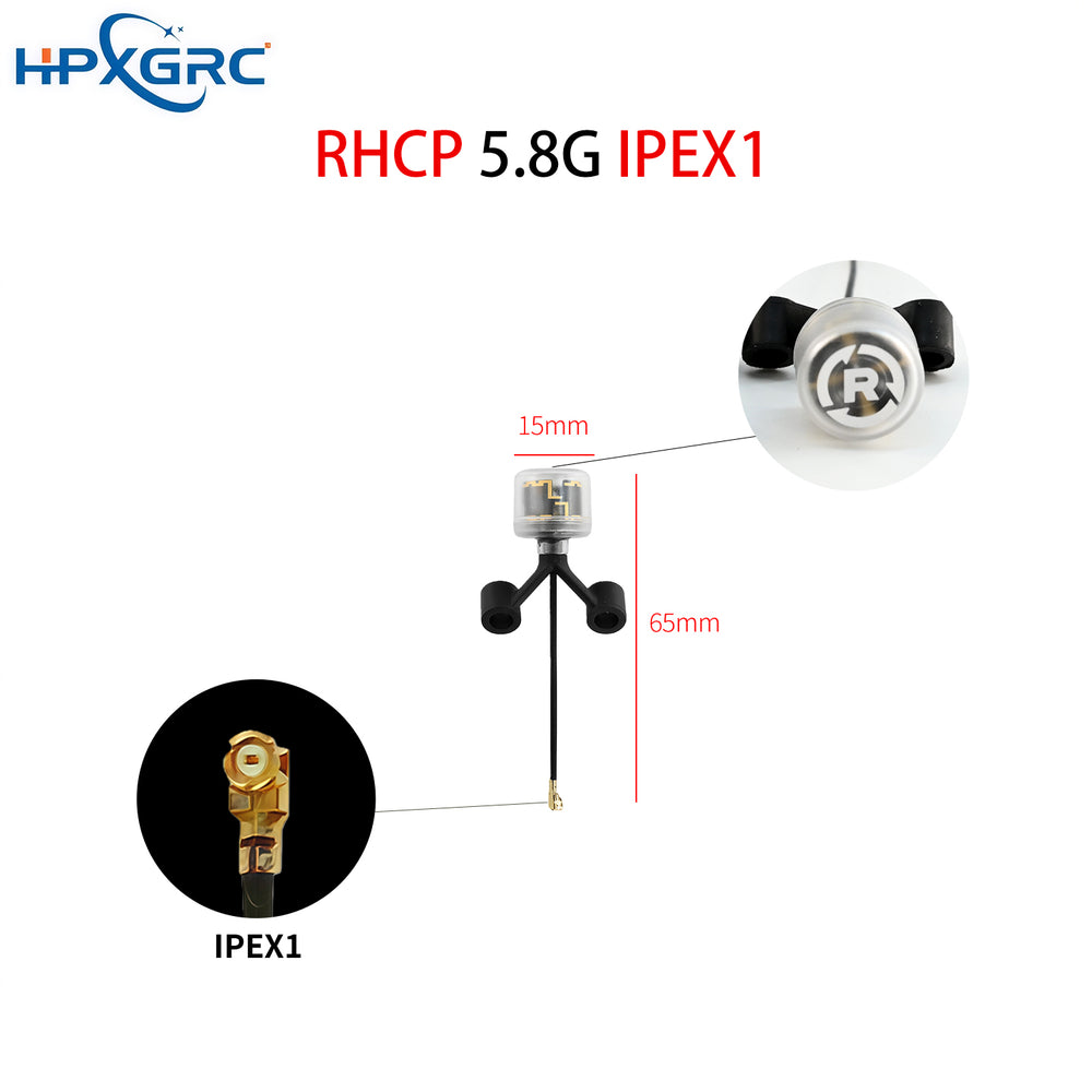 HPXGRC 5.8G Black Bear FPV Antenna V2