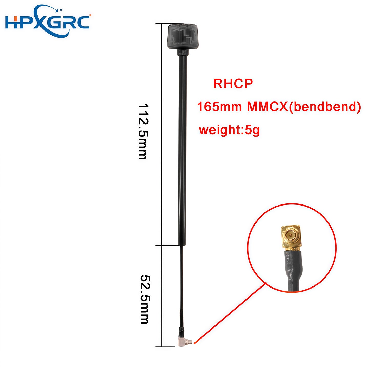 HPXGRC 5.8G RHCP FPV Antenna