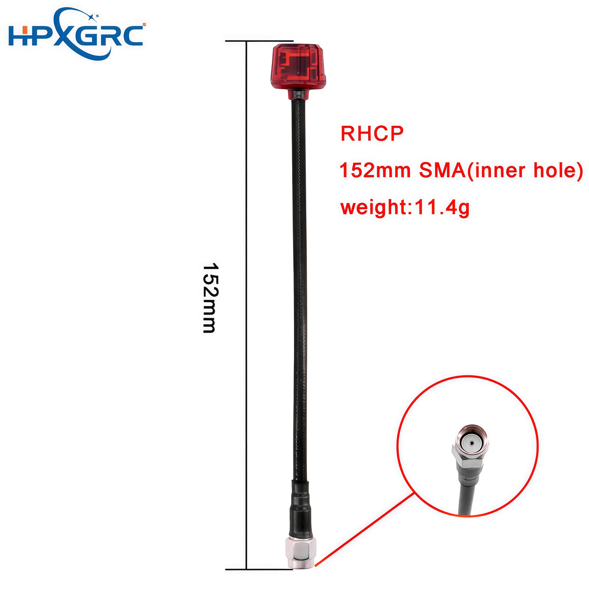HPXGRC 5.8G RHCP FPV Antenna