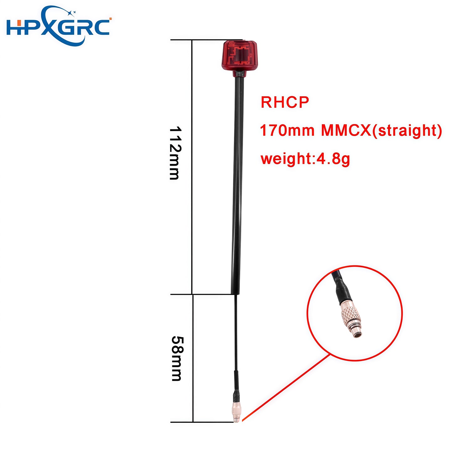 HPXGRC 5.8G RHCP FPV Antenna